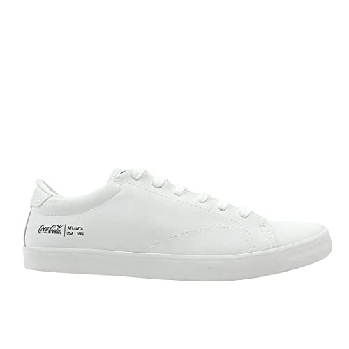 Tênis Coca-Cola Shoes, Yankee, Unisex, All White, 42