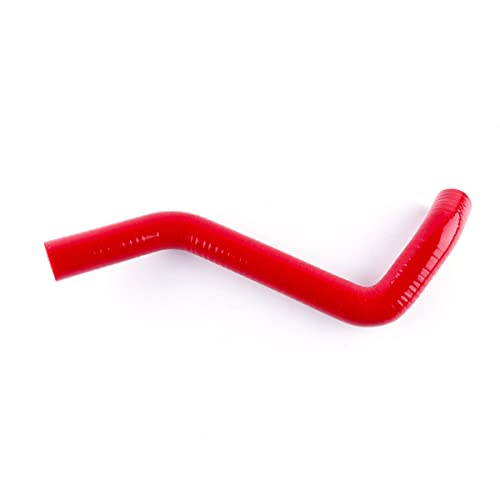 Kit de mangueira de radiador CMS Red de silicone de 3 camadas compatível com Toyota Starlet Glanza 4