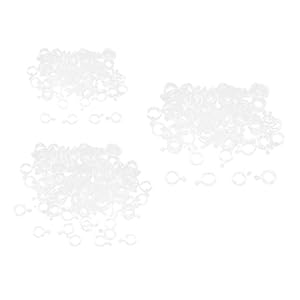 Hellery 400 x visgereedschap pellets lokbanden elastische ringen voor karpers match grof gereedschap