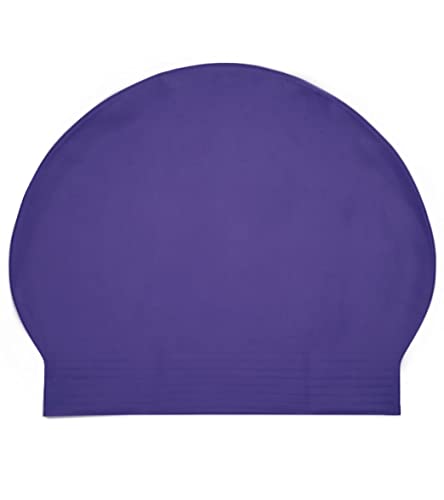 Sporti Latex Swim Cap (Purple)