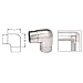 CRL Polished Stainless Sharp Radius 90186; Corner for 2" (50.8 mm) Tubing