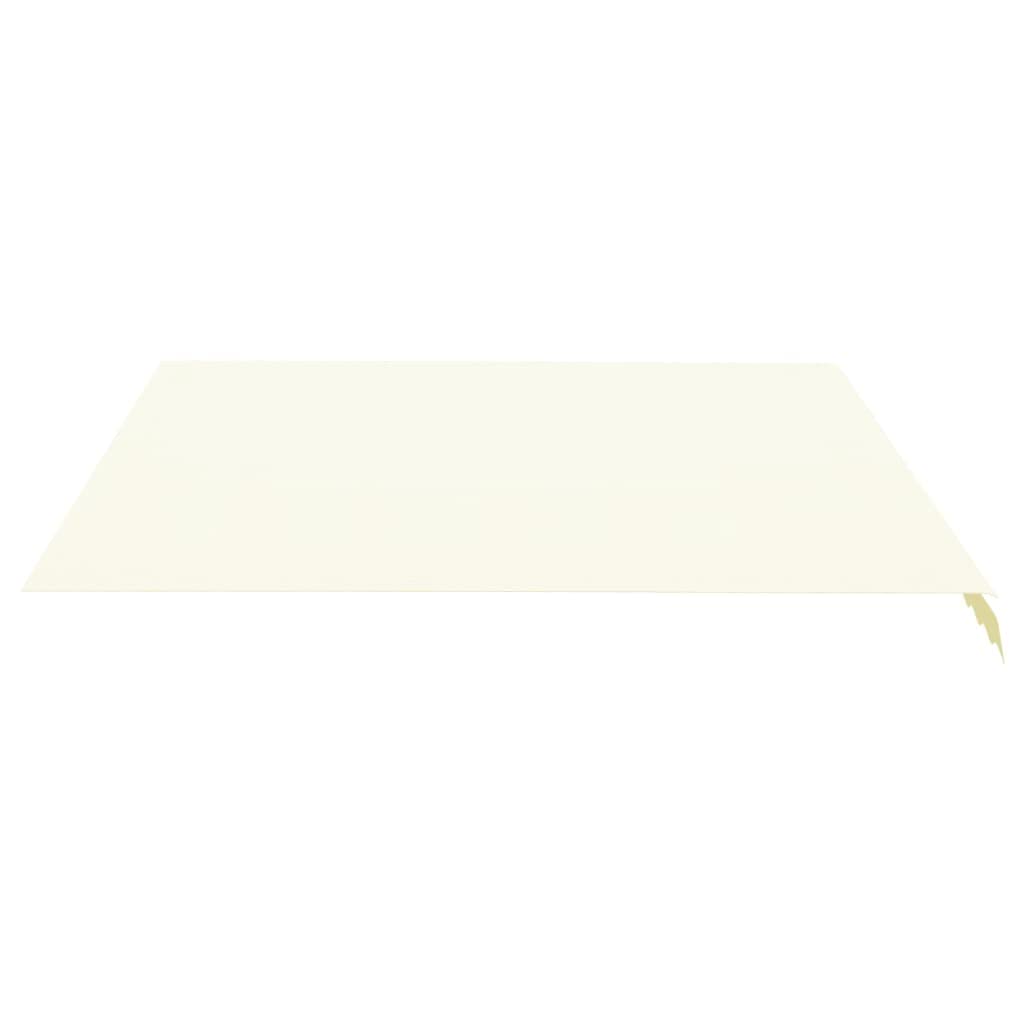 vidaXL Tessuto di Ricambio per Tenda da Sole Crema 4x3,5 m