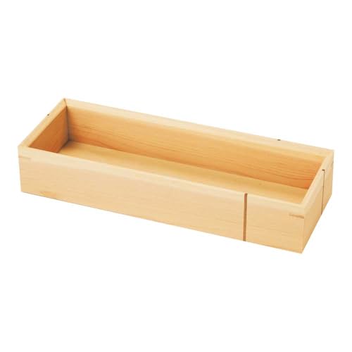 ヤマコー(Yamaco) 桧 縁(えにし)長角料理箱 仕切なし 31.7x11.3xH6cm 38240