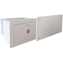 ARREGUI Wall Safe 22500W-S0, 3L, Alloy Steel, Key Lock, Junction Box Lid, 13 x 20 x 21 cm