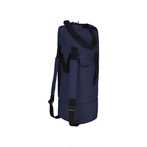 WHITEDUCK G.I Top Load Military Rucksack Style Double Strap Duffel Bag Heavy Duty and Water Resistant- Gym, Sports, Travel, Hiking, Backpacking (21