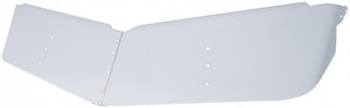 United Pacific 28008 Sun Visor, 13" Stainless, Low Roof Drop, for 2004+ Peterbilt