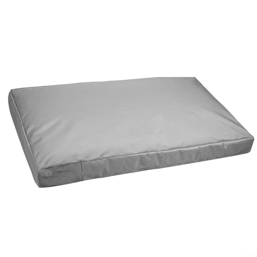 Housse de lit pour chien en tissu Oxford 210D avec revêtement imperméable pour une protection contre les fuites et un entretien facile et facile à nettoyer (122 x 92 x 10 cm)
