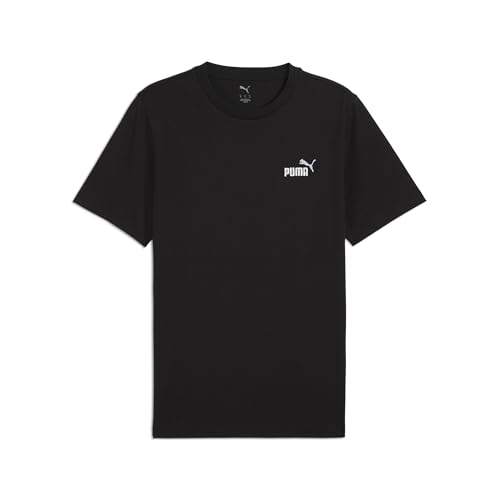 PUMA ESS 2 Color Small No. 1 Logo-T-Shirt, Größe L, PUMA Schwarz – Ansicht 1