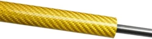 Vérin de capot avant Peugeot 308 carbone jaune anti-corrosion