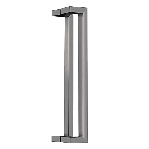Poignée de porte de grange en acier inoxydable push pull or rose 60 cm - 2