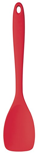 KitchenCraft Colourworks Silicone Spatula Spoon, 28 cm - Red
