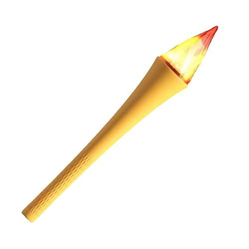 Antorcha LED Decorativa - Efecto Llama Realista para Eventos Deportivos y Fiestas - Funciona con Baterías Recargables USB - Ideal para Colegios, Teatro y Decoración Temática - Segura Reutilizable