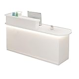 Bancone for reception e ufficio. Facile da montare. Include cassetti con serratura e porta...