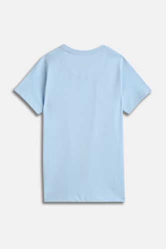 Image of Allen Solly Boys' Crew Neck T-Shirt | Stag Logo | Cotton | Regular Fit | Everyday Kids Casual Wear
