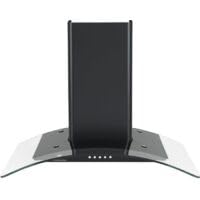 Hotte décorative - CONTINENTAL EDISON - CEH60GB2 - Classe A - 60 x 47 x 50,84 cm - Noir/Verre