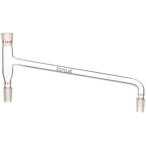 Adaptador de Destilación de Vidrio Borosilicato 75 Grados Cover