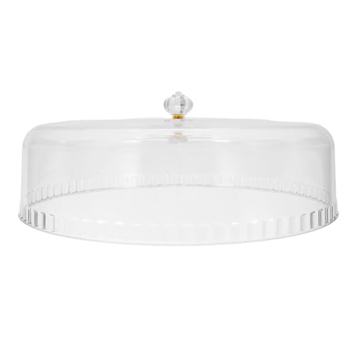 TOKIDNY Campana Transparente para Tartas de Cubierta Ligera y Portátil para Pasteles Quesos y Repostería Protección Versátil para Fiestas y Exhibiciones Casa o Eventos
