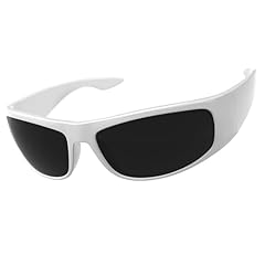 Glossy White/Superdark Lens- Non Polarized
