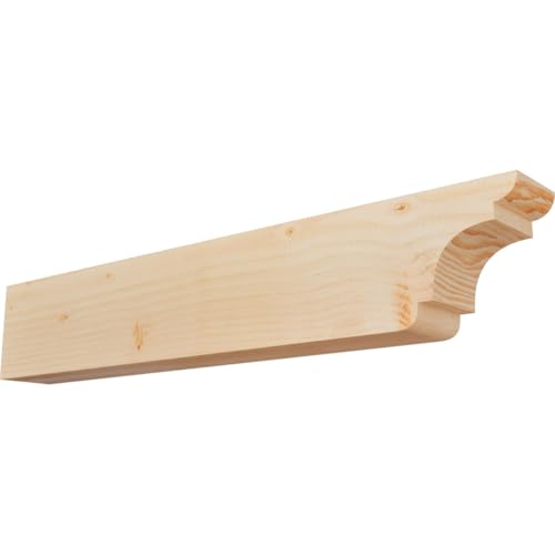 3 1/2"W x 6"H x 32"L New Brighton Smooth Rafter Tail, Douglas Fir