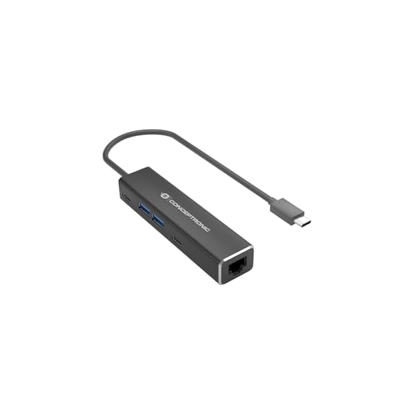ABBY13B Gigabit Ethernet USB 3.2 Gen 1 Adapter with USB Hub, GbE, USB-A x 2, USB-C x 2 - Image 3