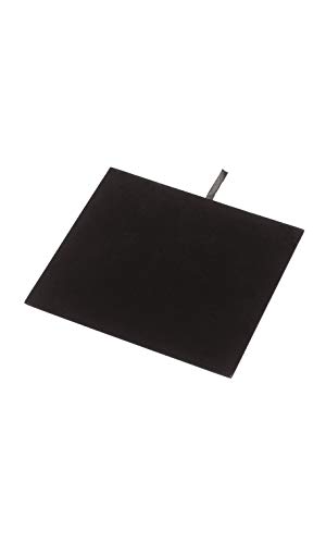 SSWBasics Set of 3 Small Black Velvet Jewelry Display Trays