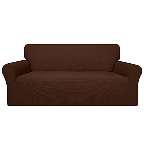 Image of Easy-Going 100% Waterproof Couch Cover, 3 Cushion Oversized Sofa Cover | Leakproof Sofa Slipcover, Stretch Jacquard Furniture Protector Against Stain Spill from Kids, Pets, Dog, Coffee