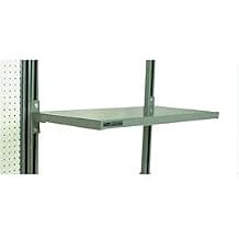 4-6VACS-DIV Carton Shelf with 6 Hoops for 72" Workbench, 14 and 16 Gauge Steel, Black, 64" Length, 16" Height