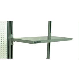 4-5VACS Flat Cantilevered Shelf for 60" Workbench, 14 and 16 Gauge Steel, Blue, 52" Length, 16" Height