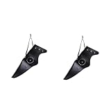 Toyvian 1Pc Wear Resistant Leather Arrow Bag Lightweight Comfortable Archery for All Arrow Lengths Suitable for Outdoor Hunting Daily Practice Fits Left Right Hand