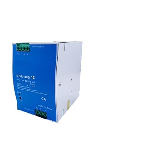 Alimentation rail DIN NDR-480-12 contre les pannes de courant dans les armoires 12V