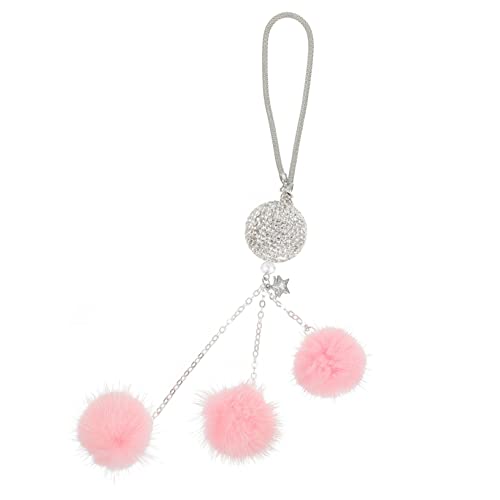 ERINGOGO 1Pc Pendant Mirror Decor Crystals Decor Rhinestone Trim Hanging car Charm car Hanging Decorations Glitter car Charm Car Rearview Mirror Charm Hanging Decoration for Car Rhinestones