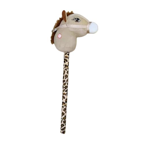 Caballo de palo de juguete para aventuras de equitación en casa