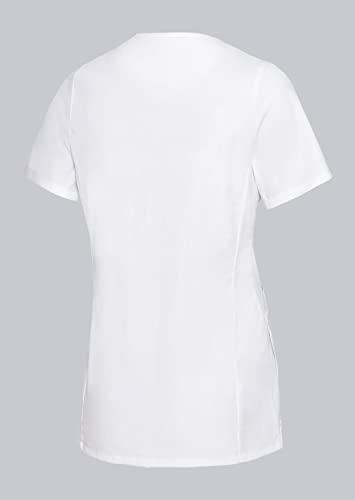 BP 1764-684-0021-XLn Damen-Kasack, Superleichter Stoff, 200,00 g/m² Stoffmischung mit Stretch, weiß, XLn – Bild 2