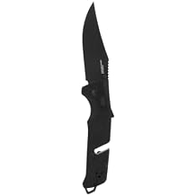 SOG Trident at Ambidextrous Professional Straight Folding Knives | Heat-Treated CRYO D2 3.75" Stainless Steel Blade