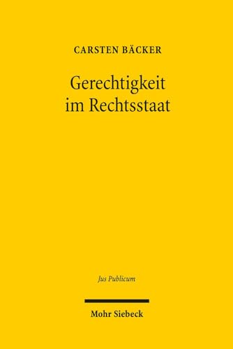 Gerechtigkeit im Rechtsstaat: Das Rechtsstaatsprinzip des Bundesverfassungsgerichts zwischen Grundgesetz und Gerechtigkeit (Jus Publicum) (German Edition)