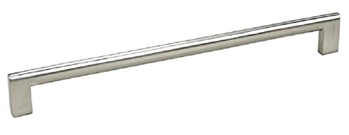 Kingsman Key Series 100% Solid Zinc Alloy with Brushed Nickel Finish Cabinet Drawer Pull Handle 10-5/8 in. (270mm) Pack of 25