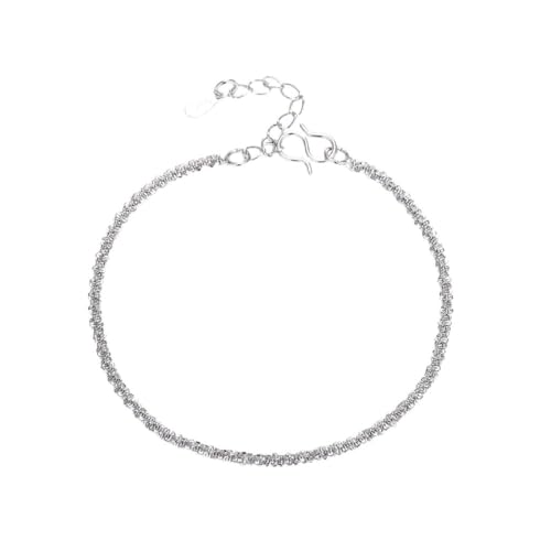 Bracelet à breloques en cristal diamant fin pour femmes chic