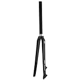 【Accesorios de actualización】 Esta horquilla delantera de fibra de carbono puede hacer que su bicicleta de carretera sea más perfecta y más dinámica, lo que le permite hacer un mejor uso de sus habilidades de conducción, lo que le permite conducir más libremente y disfrutar de la diversión de montar