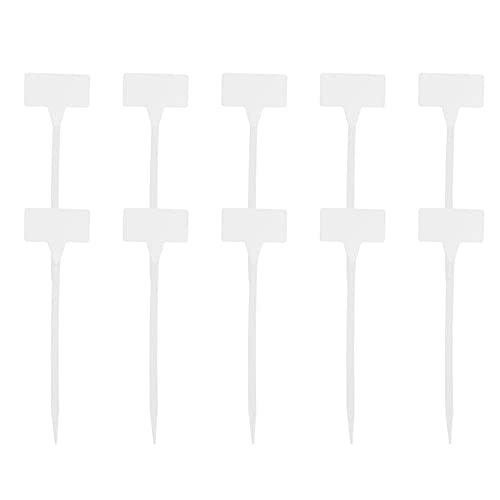 DOITOOL Etiquetas de plantas de plástico largas etiquetas de plantas altas suculentas etiquetas flores vegetales hierbas signos para el hogar jardín parque herramientas de marcación 30 cm 10pcs