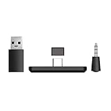 💡【Conexión Bluetooth】Inserte el adaptador Bluetooth en el host PS5/PS4/Switch/PC/Mac para activar el Bluetooth. Una vez que la combinación sea exitosa, el adaptador USB Bluetooth se conectará automáticamente la próxima vez. Envíe la música reproducida en PS5/PS4/Switch/PC/Mac a los auriculares Bluetooth. Realice el intercomunicador de voz de los auriculares Bluetooth. (Lea el manual en detalle)