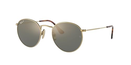Image of Ray-Ban Unisex Rb8247 Round Titanium Round Sunglasses
