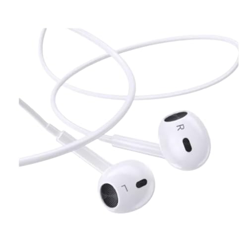 Fones de Ouvido com Fio Compátivel com Lightning, iOS - iPhone 5, 6, 7, 7, 8, X, 11, 12, 13 e 14. Mo