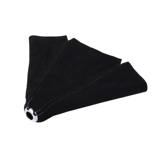 WZP Car Shift Boot Cover, Suede Leather Car Gear Cover, Trimmable Gear Shifter Boot Sleeve Protector, Universal Car Interior Accessories for Manual Auto Shifter Vehicles (Black)