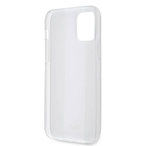 Coque iPhone 12 Mini Mini Cooper style rétro bicolore bleu et blanc - 2