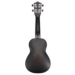 Saturey Ukulélé 21 Pouces ukulélé Soprano 4 Cordes Ukulele Instrument de Musique à Cordes Parfait for débutant (Acajou… – Image 5