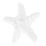 ARTSEWPLY Adorno Estrella de Mar Simulada Grande para Decoración Marina Accesorio Creativo para Acuarios y Refrigeradores Estrella Blanca Realista para Manualidades y Regalos