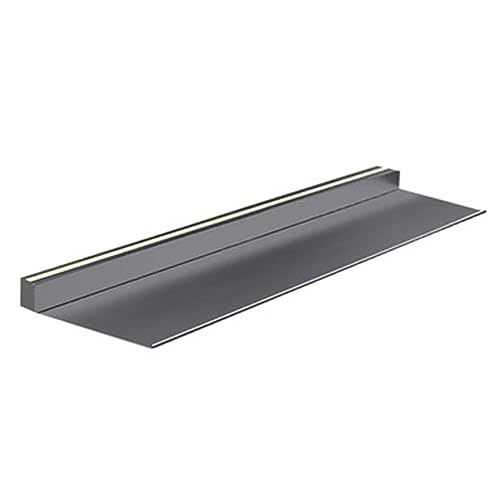 Étagère lumineuse à LED avec rangement mural flottant en métal chic