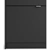 Tvilum Bright 2 Drawer Shoe Cabinet, Black Matte