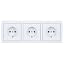 3|way socket with touch protection
