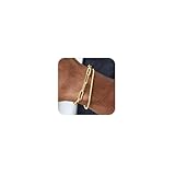 Risamil Mens Bracelet, 14K Gold Plated Bracelets for Men Layered Paperclip Rope Chain Bracelets Set 3mm/5mm 6.5 Inches Men's Bracelet Gold Mens Jewelry Gifts for Dad Husband Boyfriend